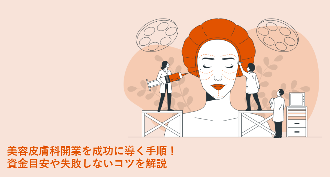 美容皮膚科開業を成功に導く手順！_表紙画像
